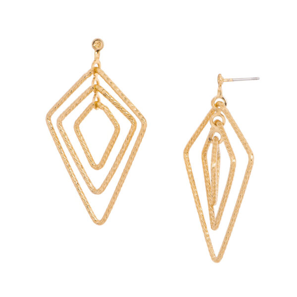 Aretes Baño Oro 18k