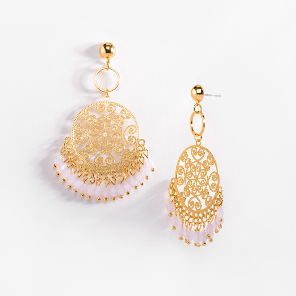 Aretes Baño Oro 18k