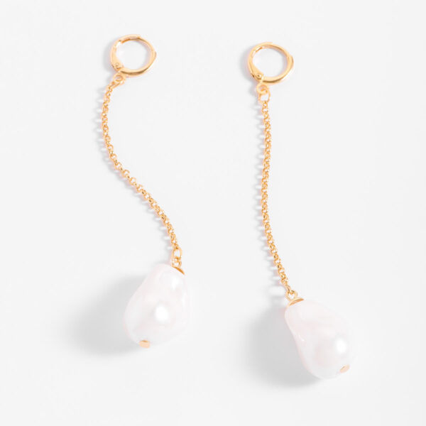 Aretes Baño Oro 18k