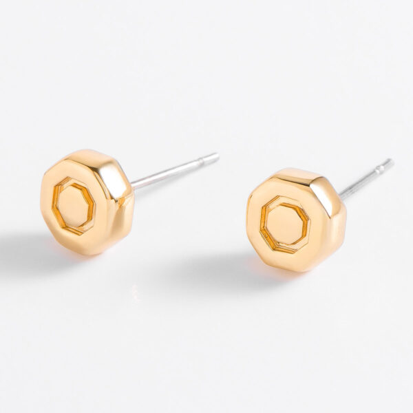 Aretes Baño Oro 18k